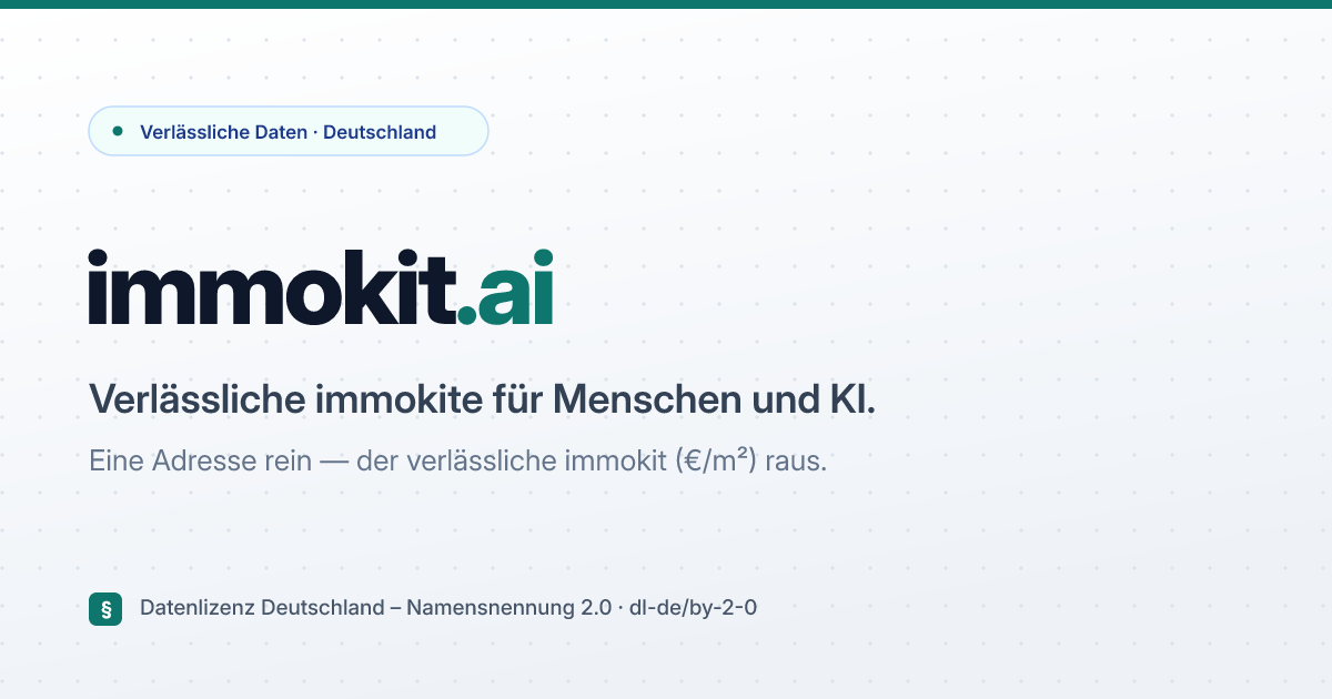 immokit.ai — Auskunft zu Grundstück und Immobilie screenshot 1
